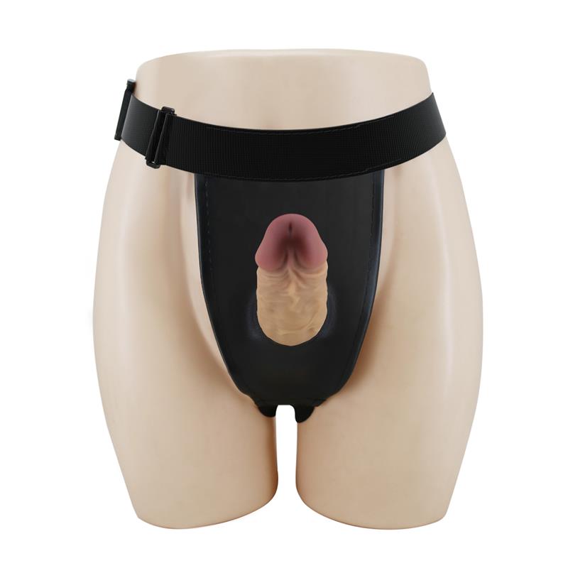 Houston Strap-On Harness with Hollow Dildo Houston Strap-On Harness with Hollow Dildo - Image 6