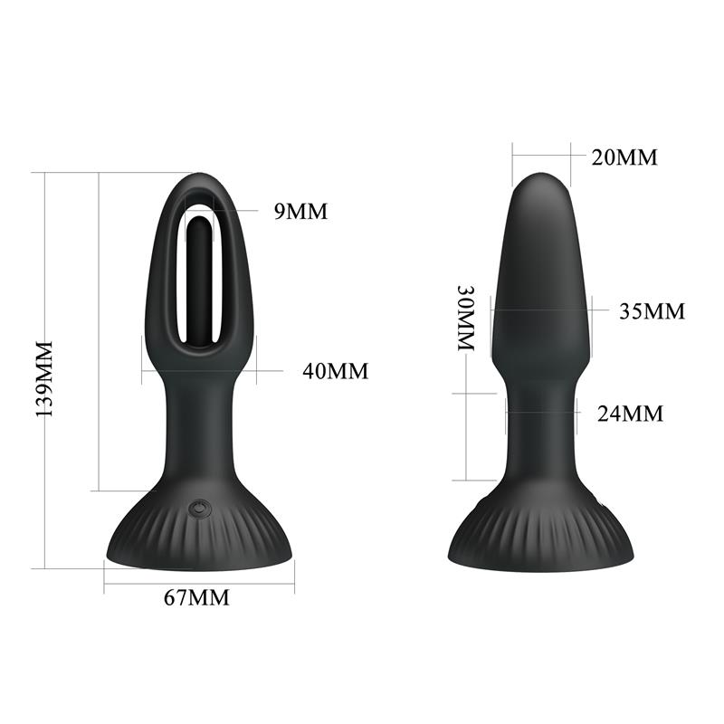 Hubert Anal Plug with 7 Wiggling Hubert Anal Plug with 7 Wiggling - Image 8