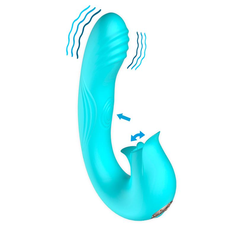 Hydra Vibe with Pulsation and Clitoris Stimulating Tongue 3 Motors USB Hydra Vibe with Pulsation and Clitoris Stimulating Tongue 3 Motors USB - Image 2