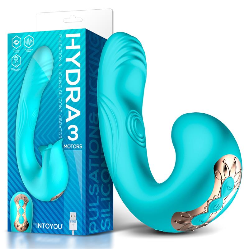 Hydra Vibe with Pulsation and Clitoris Stimulating Tongue 3 Motors USB Hydra Vibe with Pulsation and Clitoris Stimulating Tongue 3 Motors USB