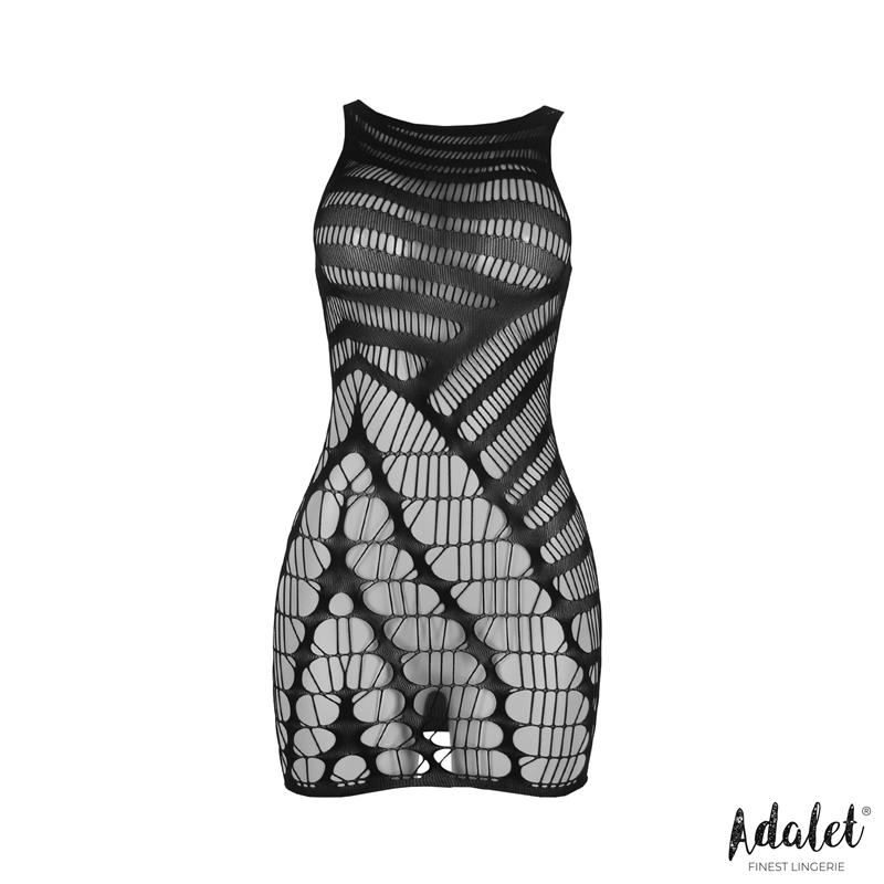 Ilona Fishnet Bodystocking with Vertical Patron Ilona Fishnet Bodystocking with Vertical Patron - Image 3