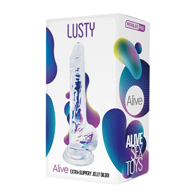 Jelly Dildo Lusty 18 cm Jelly Dildo Lusty 18 cm - Image 2