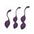 Set per allenamento con palline di Kegel Geneva Purple Kegel Balls Training Set Geneva Purple