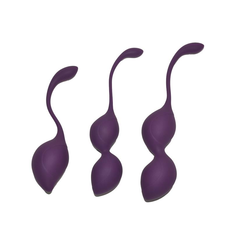 Set per allenamento con palline di Kegel Geneva Purple Kegel Balls Training Set Geneva Purple