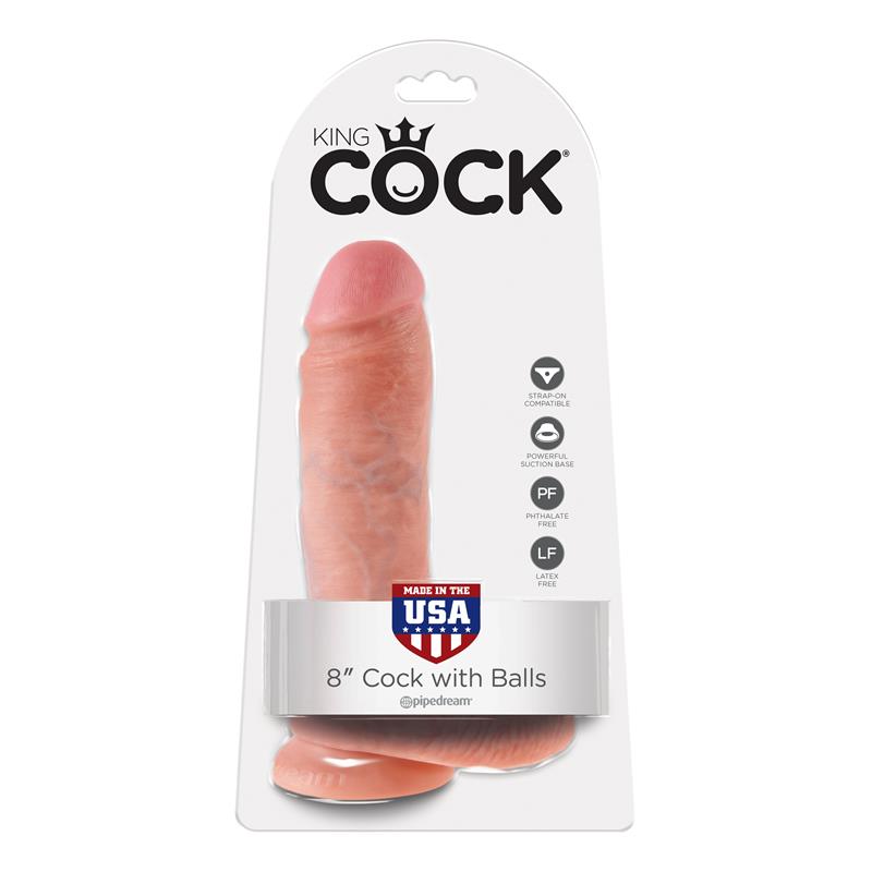 King Cock Cock with Balls 8 - Flesh King Cock Cock with Balls 8 - Flesh - immagine 2