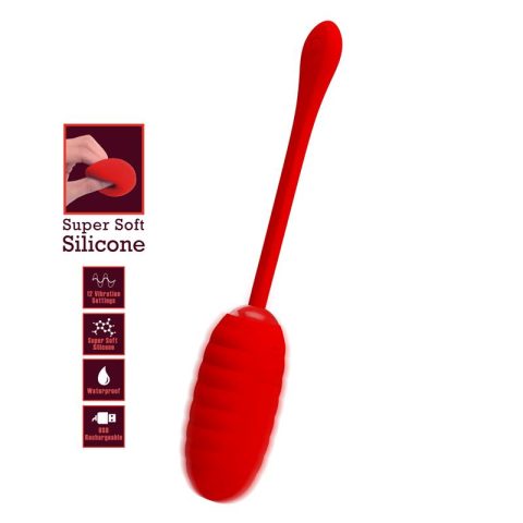 Remedia Amoris: The Antidote Against Taboos and the Remedy for Pleasure in Sexual Wellness Kirk Vibrating Egg Red