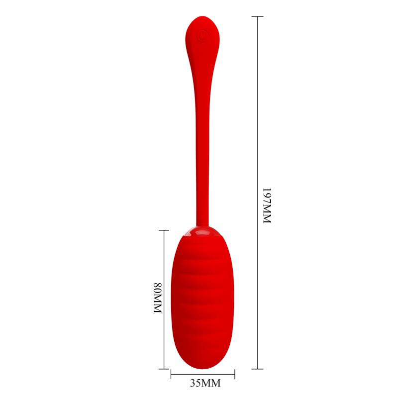 Kirk Vibrating Egg Red Kirk Vibrating Egg Red - Image 10