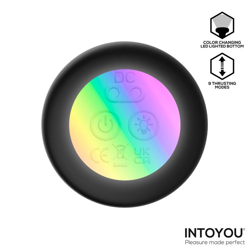 Krax Butt Plug with Vibration, Thrusting, Led Light and Remote Krax Butt Plug with Vibration, Thrusting, Led Light and Remote - immagine 6