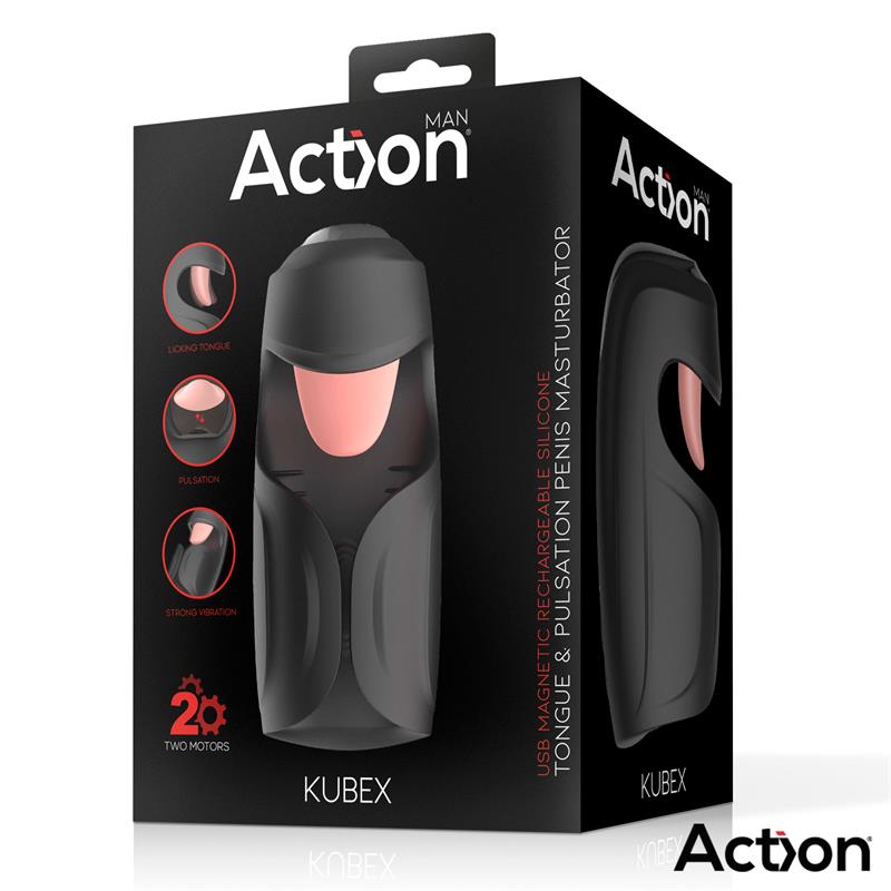 Kubex Masturbator with Licking Tongue, Pulsation and Vibration Kubex Masturbator with Licking Tongue, Pulsation and Vibration - Image 8