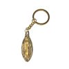 labia-shaped metal keychain Golden