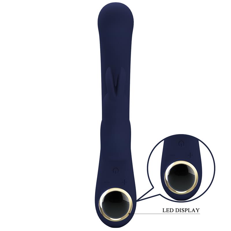 Vibratore rabbit per punto G Lamar Blu scuro Vibratore rabbit per punto G Lamar Blu scuro - immagine 4
