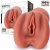 Vagina e ano super realistici Lara 695 g Lara Super Realistic Vagina and Anus 695 gr