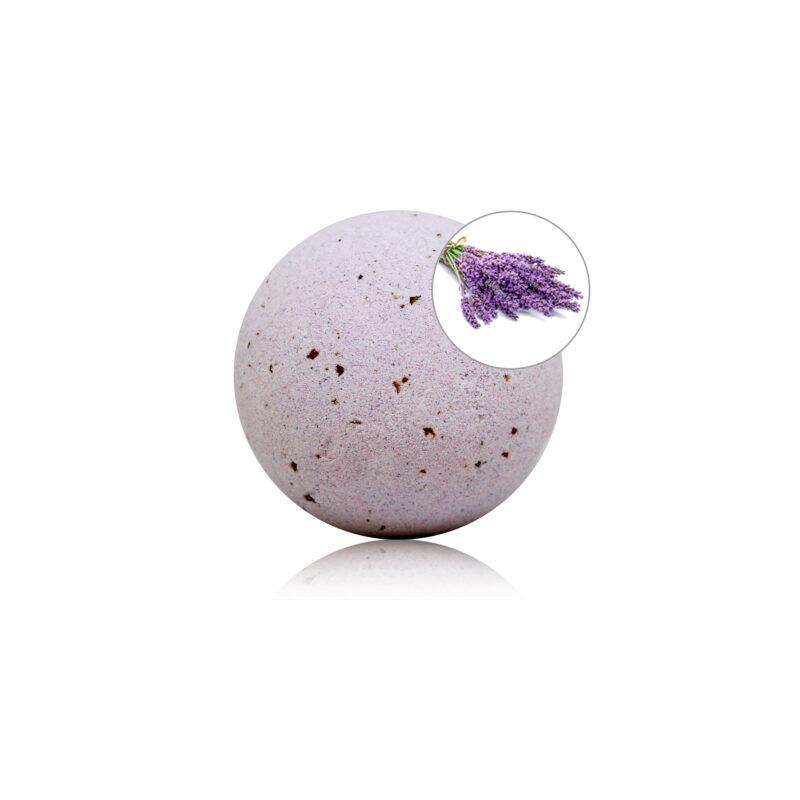 Lavender Aroma Bath Bomb with Rose Petals 140 gr Lavender Aroma Bath Bomb with Rose Petals 140 gr