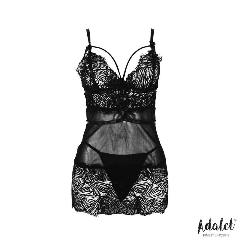 Babydoll e perizoma Lila con schiena scoperta Babydoll e perizoma Lila con schiena scoperta - immagine 3