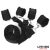 Cinghie di fissaggio regolabili per letto lungo in velluto per bondage Long Velvet Bed Bondage Restraints Adjustable