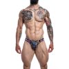 Slip bikini a vita bassa con tatuaggio provocante Low Rise Bikini Brief Provocative Tattoo