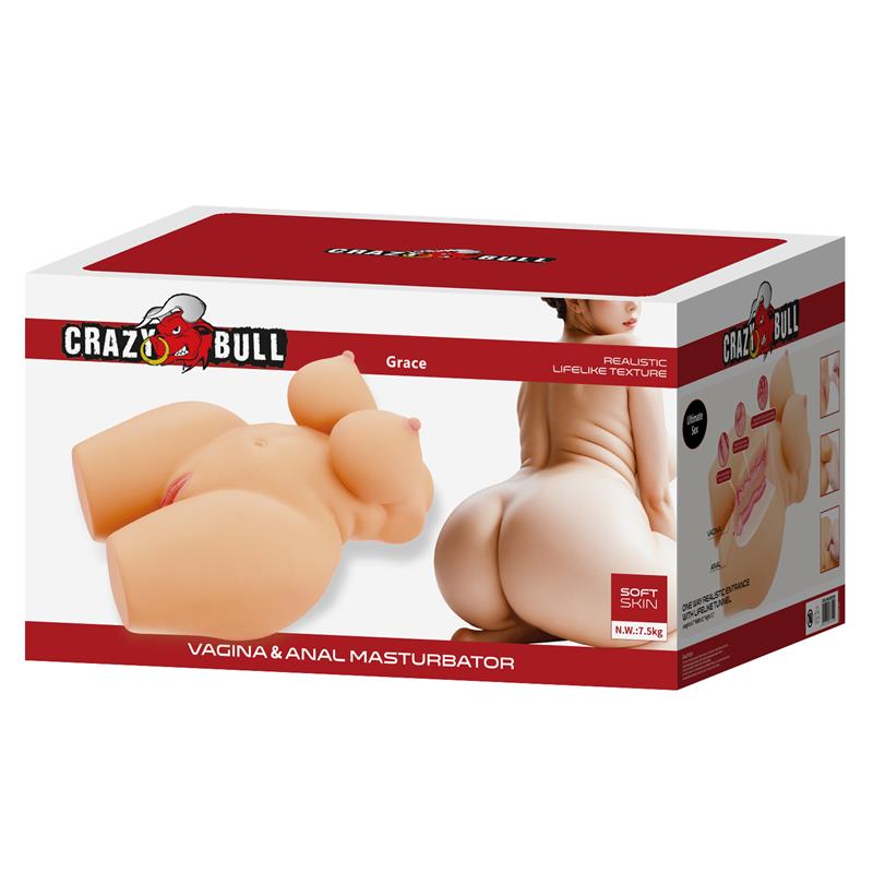 Masturbator Vagina and Ass 7.5 kg Masturbator Vagina and Ass 7.5 kg - immagine 8