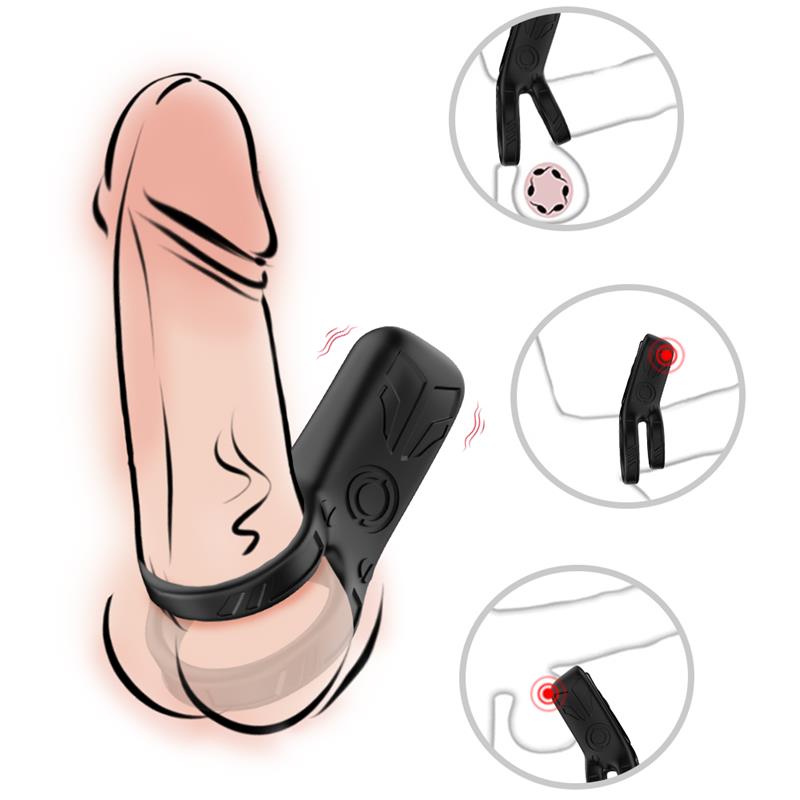 Mecha-style Vibrating Penis Ring Mecha-style Vibrating Penis Ring - immagine 5