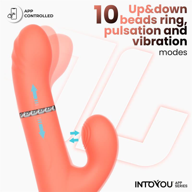 Mindy Vibe with Up and Down Beads Ring, Finger and Pulsation with APP Mindy Vibe with Up and Down Beads Ring, Finger and Pulsation with APP - Image 5