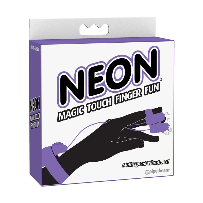 Neon Magic Touch Finger Fun Purple Neon Magic Touch Finger Fun Purple - immagine 2