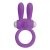 Anello con coniglio al neon viola Neon Rabbit Ring Purple