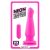Neon Vibrating Butt Plug Pink Neon Vibrating Butt Plug Pink