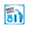 Neon Vibrating Couples Kit Blue Neon Vibrating Couples Kit Blue