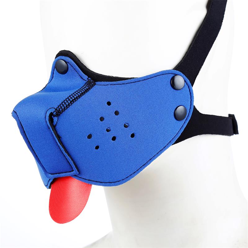 Neoprene Puppy Face Mask Blue Neoprene Puppy Face Mask Blue - Image 4