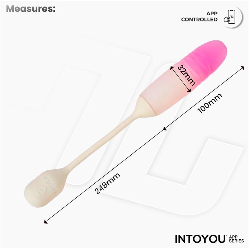 NexEgg Motion Vibrating Egg with Thrusting App Beige/Pink NexEgg Motion Vibrating Egg with Thrusting App Beige/Pink - immagine 10