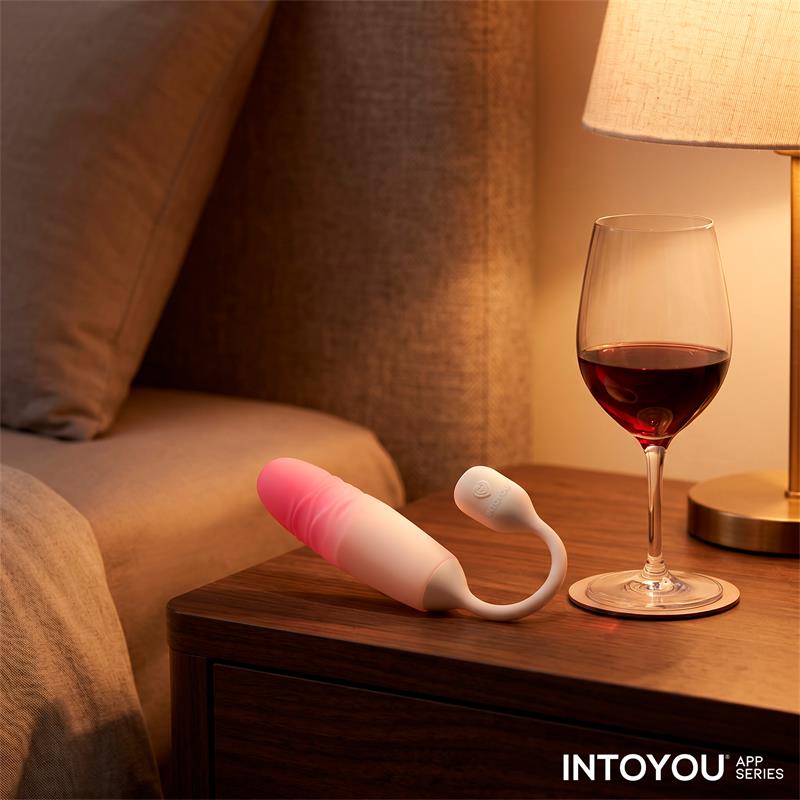 NexEgg Motion Vibrating Egg with Thrusting App Beige/Pink NexEgg Motion Vibrating Egg with Thrusting App Beige/Pink - immagine 12