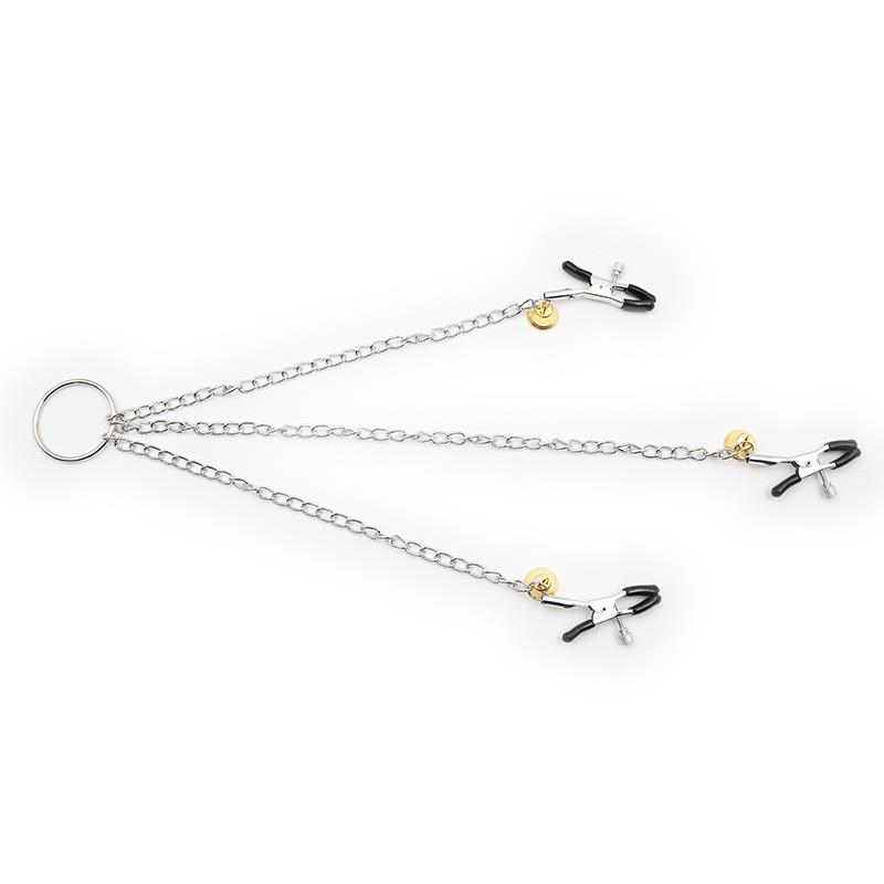 Nipple Clamps and Clit Clamps with Chain Metal Nipple Clamps and Clit Clamps with Chain Metal - Image 3