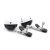 Nipple Clamps with Bell Black/White Nipple Clamps with Bell Black/White