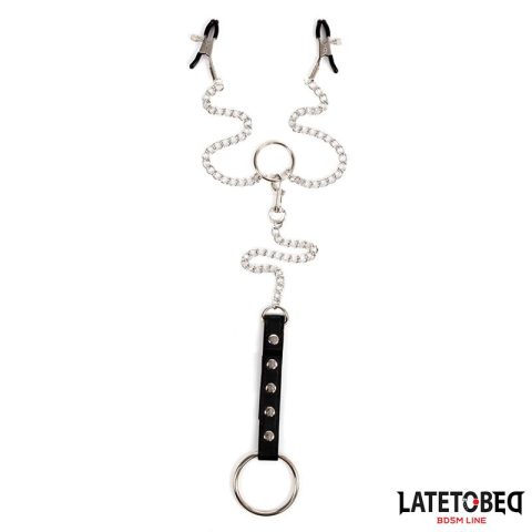 Nipple Clamps With Penis Ring