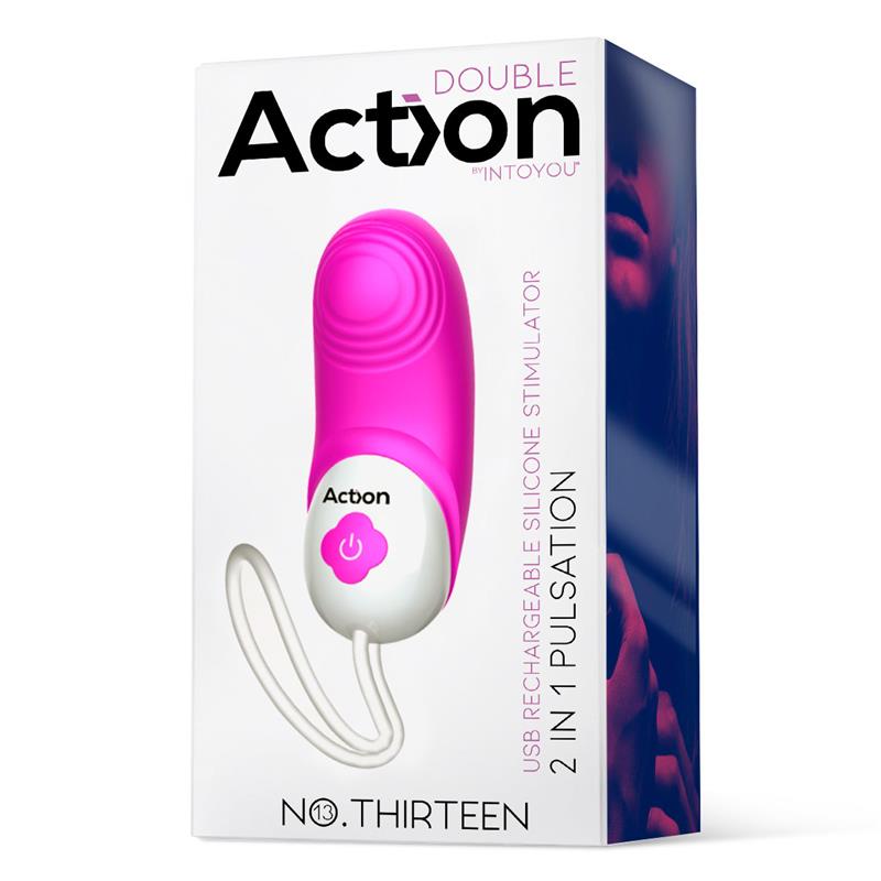 No. Thirteen Stimulator 2 in 1 Vibration and Pulsation No. Thirteen Stimulator 2 in 1 Vibration and Pulsation - Image 2
