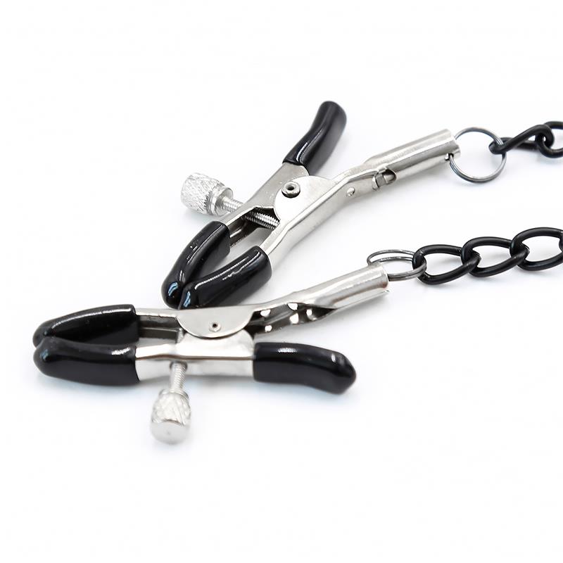 O Ring Gag and Nipple Clamps Vegan Leather O Ring Gag and Nipple Clamps Vegan Leather - Image 5