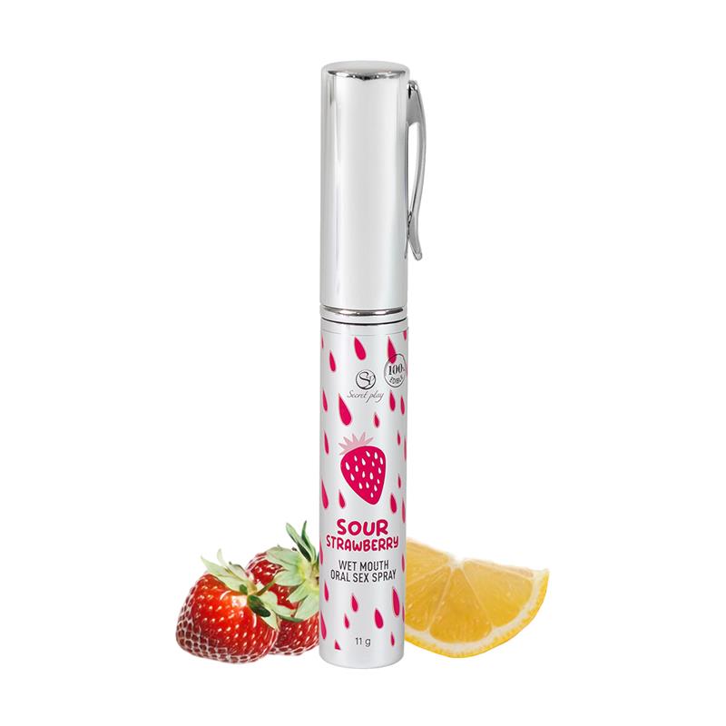 Oral Sex Spray Wet Mouth Strawberry Sour 11g