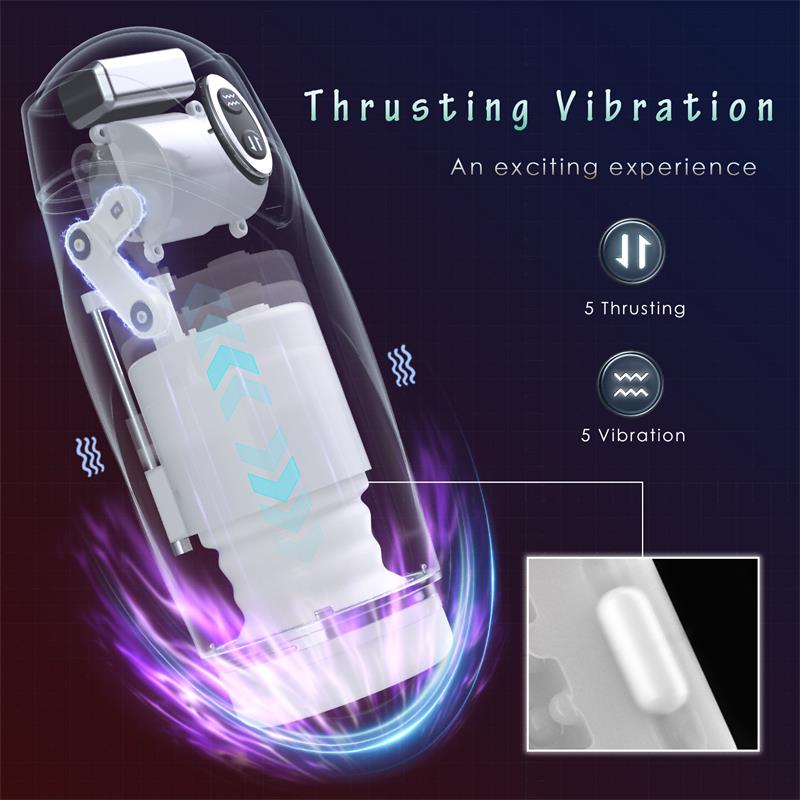 Orville Masturbator with Thrusting and Vibration Orville Masturbator with Thrusting and Vibration - immagine 3