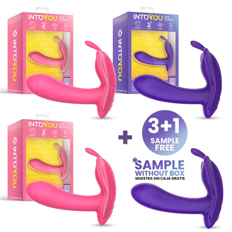 Pack 3+1 Wingy Butterfly Vibrator with App Pack 3+1 Wingy Butterfly Vibrator with App