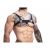 Pettorina nera da festa regolabile, taglia unica Party Black Chest Harness Adjustable One Size