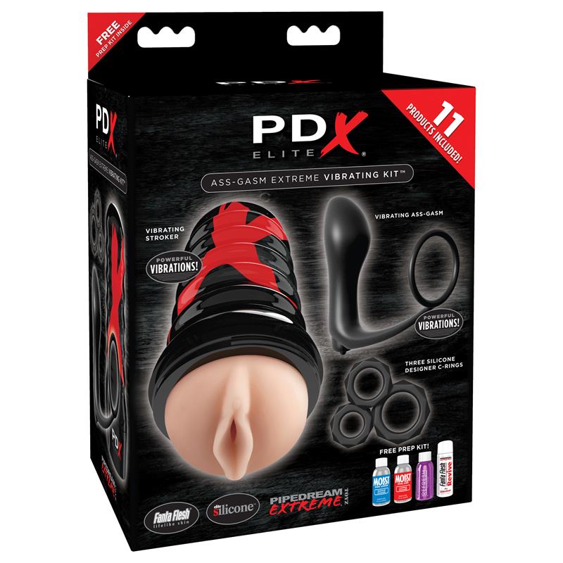 PDX Elite Ass-Gasm Extreme Vibrating Kit PDX Elite Ass-Gasm Extreme Vibrating Kit - Image 3