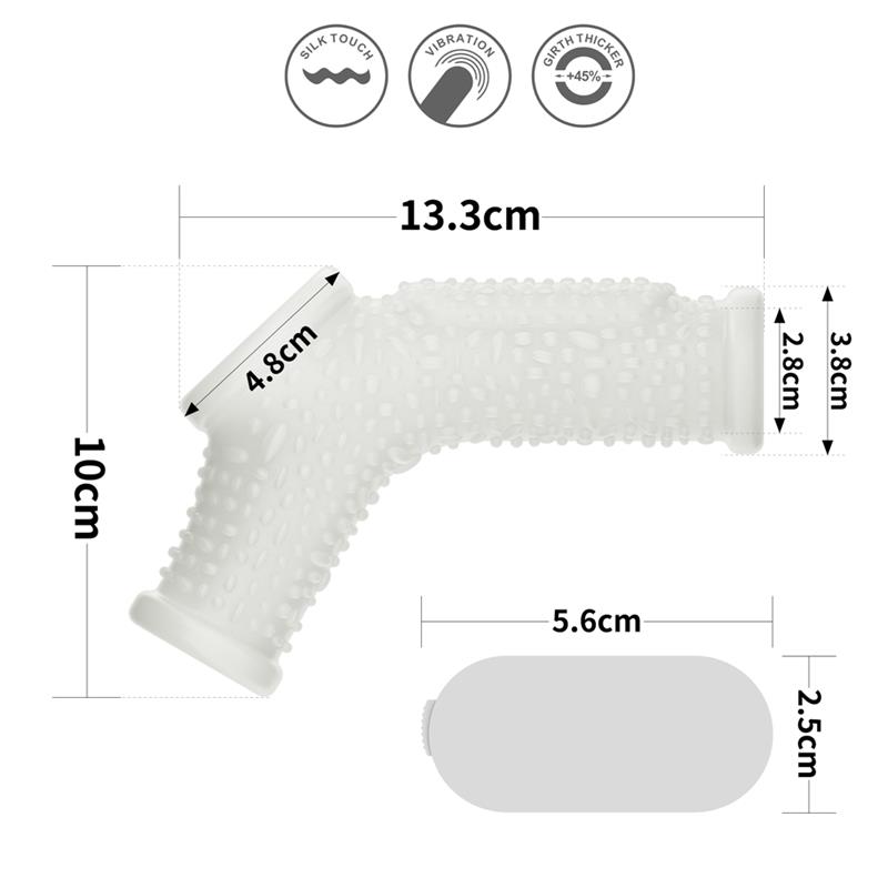 Penis and testicles sleeve with vibration Drip Knights Penis and testicles sleeve with vibration Drip Knights - Image 8