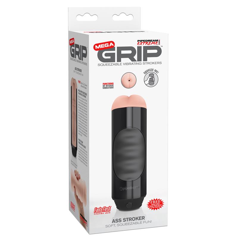 Pipedream Extreme Toyz Mega Grip Vibrating Stroker Ass Pipedream Extreme Toyz Mega Grip Vibrating Stroker Ass - Image 2