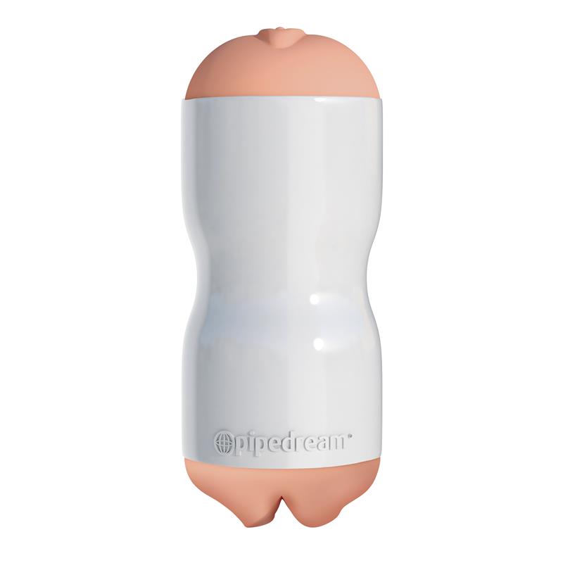 Pipedream Extreme Toyz Tight Grip Pussy & Mouth Masturbator White Pipedream Extreme Toyz Tight Grip Pussy & Mouth Masturbator White - immagine 3