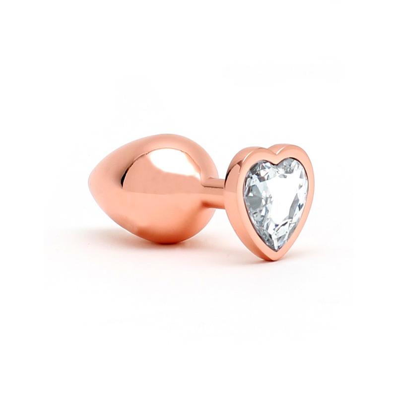 Pisa Heart Shaped Butt Plug Rose Gold Pisa Heart Shaped Butt Plug Rose Gold - Image 2