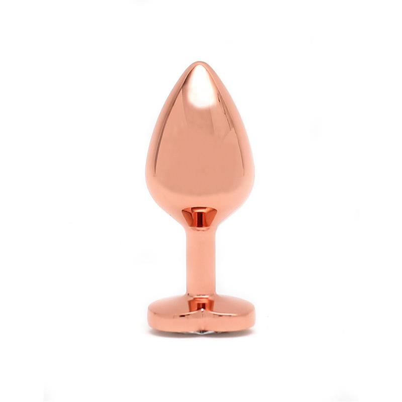 Pisa Heart Shaped Butt Plug Rose Gold Pisa Heart Shaped Butt Plug Rose Gold - Image 3