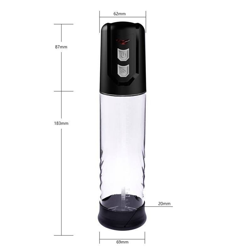 Pompa per pene automatica PSX10 Crystal Pompa per pene automatica PSX10 Crystal - immagine 5