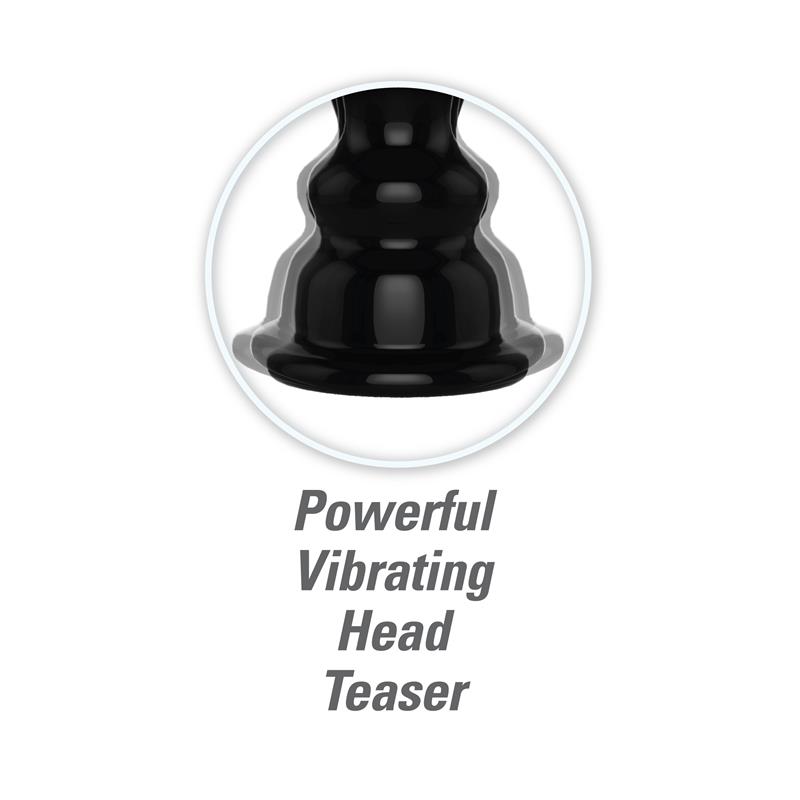 Pump Worx Ultimate Head Job Vibrating Penis Pump Black Pump Worx Ultimate Head Job Vibrating Penis Pump Black - immagine 4