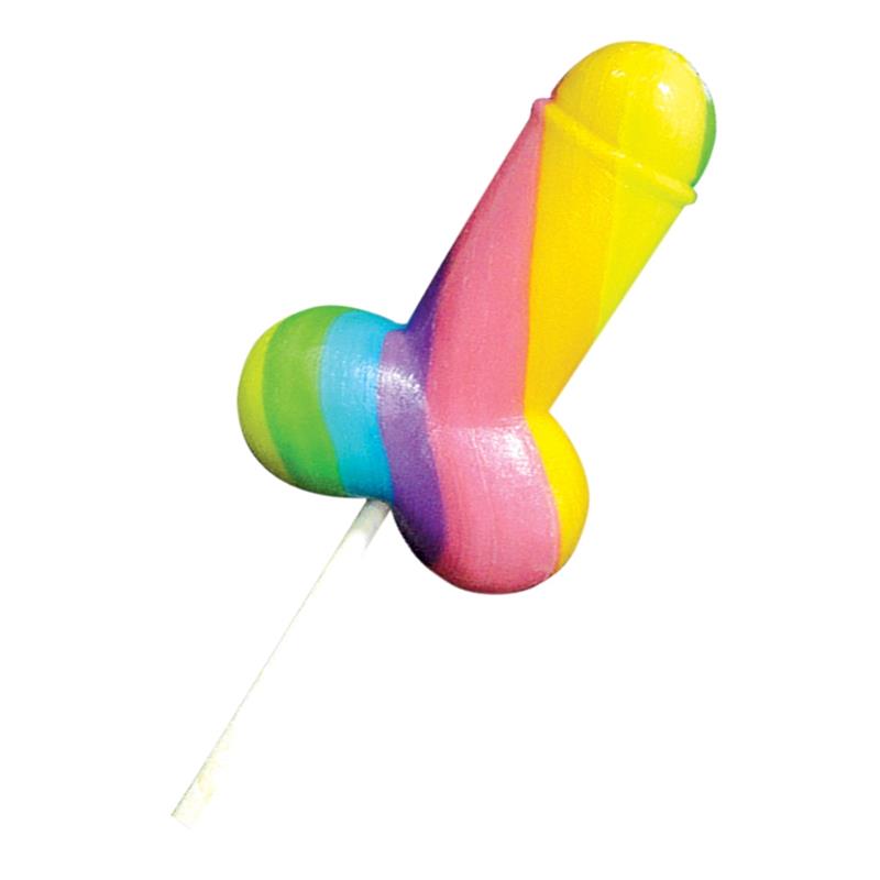 Rainbow Penis Shaped Lollipop Rainbow Penis Shaped Lollipop - Image 2