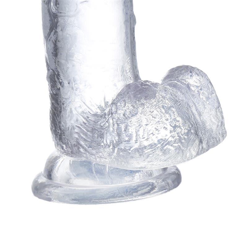 Dildo realistico con testicoli in cristallo, 18 cm Dildo realistico con testicoli in cristallo, 18 cm - immagine 6