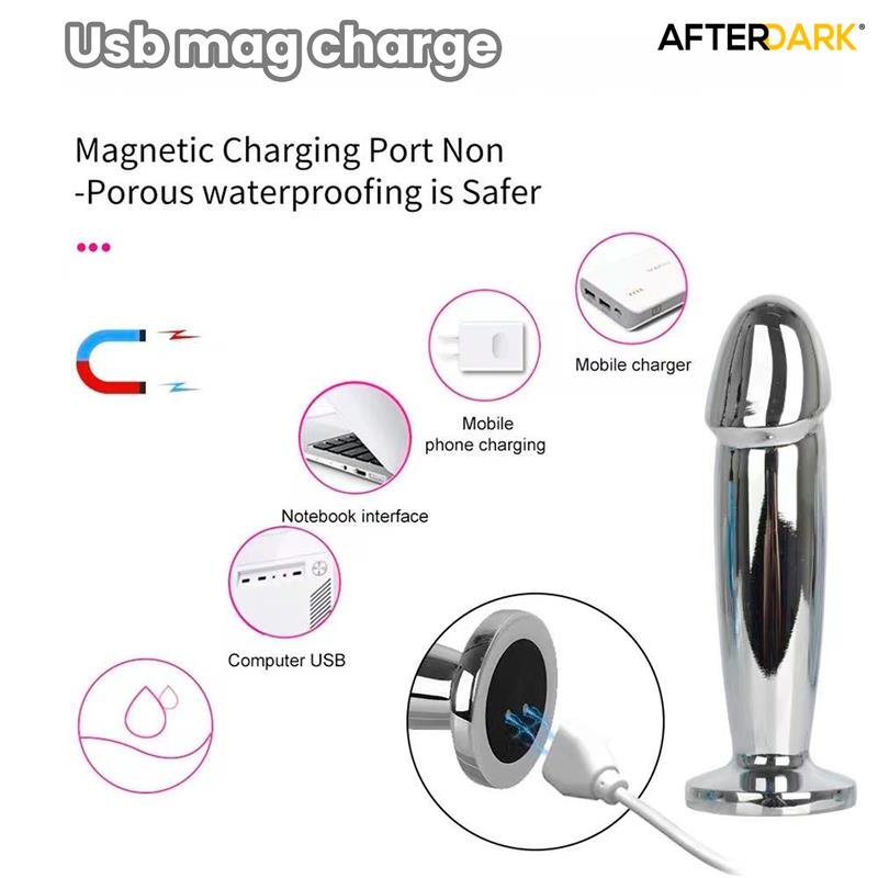 Sarmy Anal Plug with Vibration Magnetic USB Size S Sarmy Anal Plug with Vibration Magnetic USB Size S - Image 6